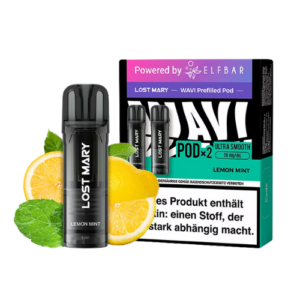 Elfbar Lost Mary WAVI Pods 10x2er Lemon Mint – Zitrone-Minze Pods von Elfbar Lost Mary