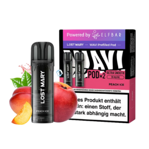Elfbar Lost Mary WAVI Pods 10x2er Peach Ice – Pfirsich-Ice Pods von Elfbar Lost Mary
