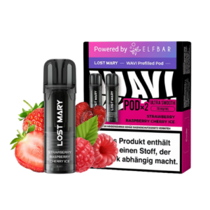 Elfbar Lost Mary WAVI Pods 10x2er Strawberry Raspberry Cherry Ice – Erdbeer-Himbeer-Kirsch-Ice Pods von Elfbar Lost Mary