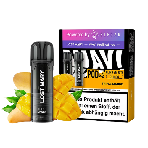 Elfbar Lost Mary WAVI Pods 10x2er Triple Mango – Mango Pods von Elfbar Lost Mary