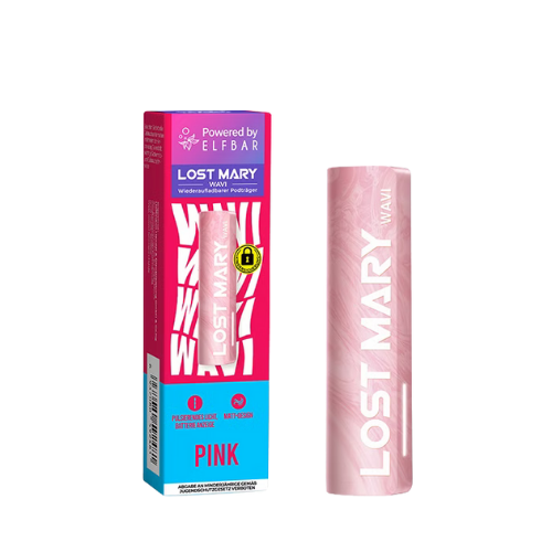 Elfbar Lost Mary WAVI Geräte 10Stk Pink – wiederaufladbare Basisgeräte von Elfbar Lost Mary