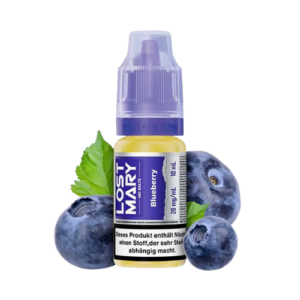 Elfbar Lost Mary 20mg Nicsalts Blueberry 10x10ml – Blaubeer Nikotinsalz Liquid von Elfbar Lost Mary
