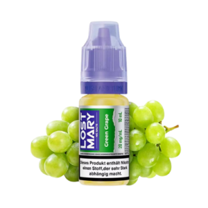 Elfbar Lost Mary 20mg Nicsalts Green Grape 10x10ml – Grüne-Traube Nikotinsalz Liquid von Elfbar Lost Mary