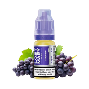 Elfbar Lost Mary 20mg Nicsalts Grape Ice 10x10ml – Trauben-Ice Nikotinsalz Liquid von Elfbar Lost Mary