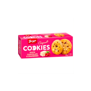 Bergen Cookies White Chocolate & Cranberry 128 g