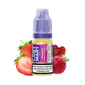 Elfbar Lost Mary Nicsalts LiquidStrawberry Cherry Raspberry 10x10ml – Fruchtiger Beerenmix aus Erdbeere, Kirsche und Himbeere