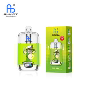 Fumot Digital Box Pod-Vivid Green – modernes Pod-System E-Zigarette mit digitalem Display in grün