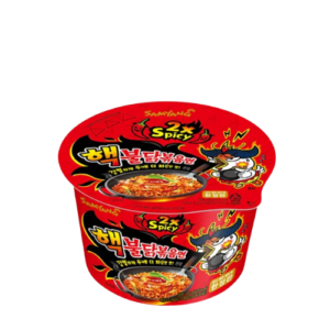 Samyang Buldak Hot Chicken 2xSPICY Flavour Ramen Bowl 16x105g – extrem scharfe koreanische Instantnudeln im 16er Display