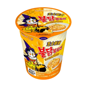 Samyang Buldak Quattro Cheese Cups 30x80g – koreanische Instantnudeln mit cremigem 4-Käse-Geschmack im 30er Display
