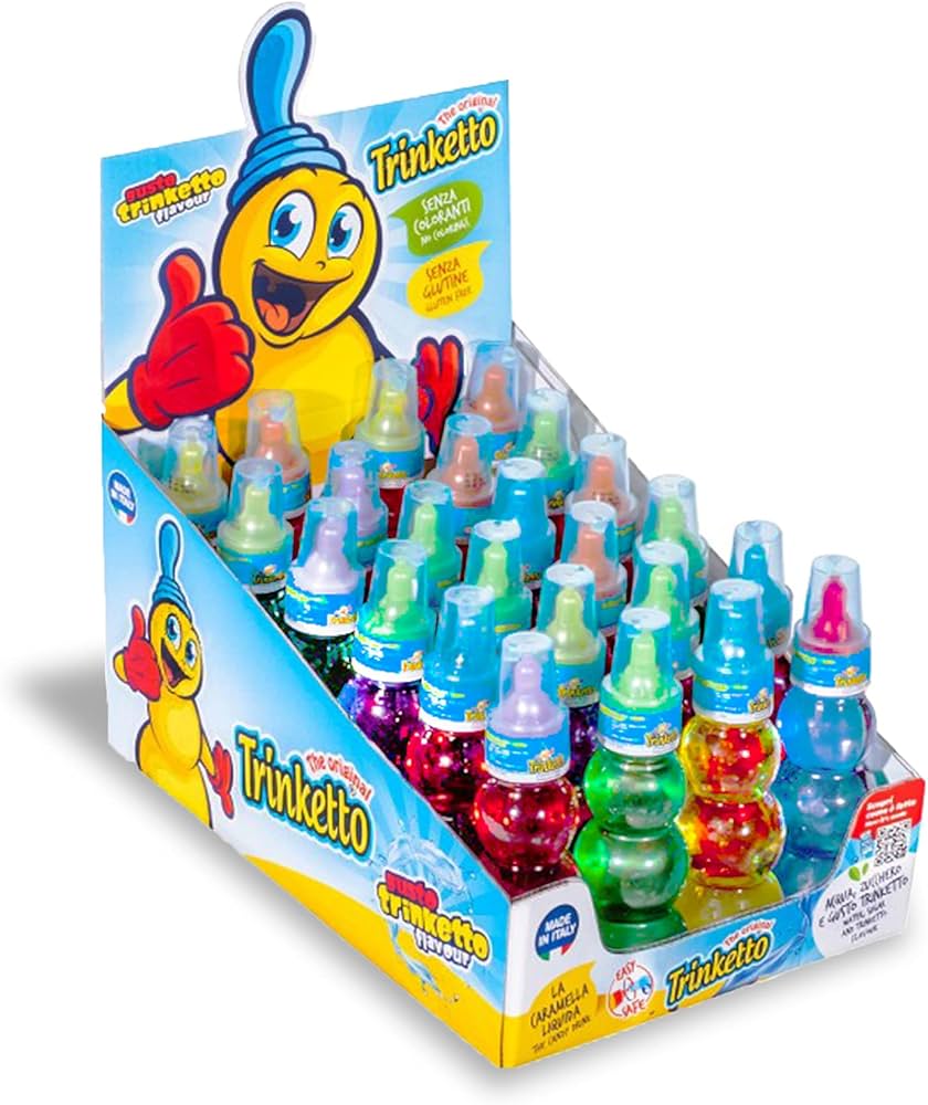 Trinketto Erdbeergeschmack 24x70ml – Erdbeer Getränk im Mini-Format im 24er Display