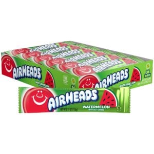 Airheads Watermelon 36x15g – fruchtige Kaubonbons mit Wassermelonen Geschmack im 36er Display