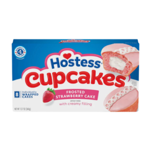 Hostess CupCakes Strawberry 360g – saftige Cupcakes mit Erdbeerfüllung und Creme