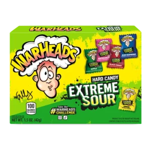 WARHEADS Extreme Sour 10x40g – extrem saure Bonbons im 10er Display
