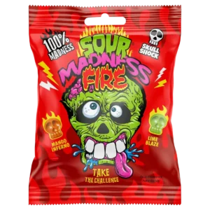 Sour Madness Fire 14x60g – extrem saure Fruchtgummis im 14er Display