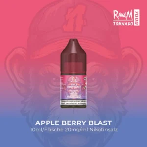 Fumot RandM Tornado 7000 Liquid Apple Berry Blast – Nicsalt Liquid mit Apfel Beeren Geschmack
