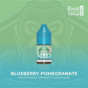 Fumot RandM Tornado 7000 Liquid Blueberry Pomegranate – Nicsalt Liquid mit Blaubeer Granatapfel Geschmack