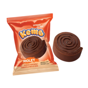 Kemo Riolet Cake Kakao 24x40g – saftige Kuchenriegel mit Kakao Geschmack im 24er Display