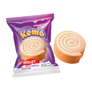 Kemo Riolet Cake Milchcreme 24x40g – saftige Kuchenriegel mit Milchcreme Füllung im 24er Display