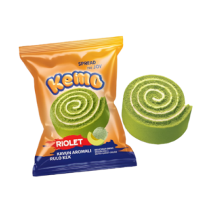 Kemo Riolet Cake Melon 24x40g – saftige Kuchenriegel mit Melonen Geschmack im 24er Display