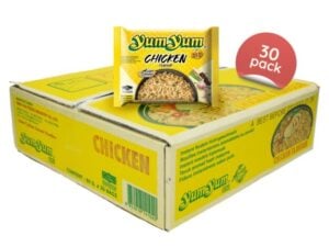 Yum Yum Chicken Flavour 30x60g – Instant Nudeln mit würzigem Hähnchen Geschmack im 30er Pack