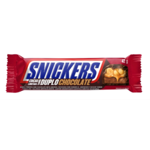 Snickers Duplo Chocolate Brasil 20x42g – Doppel-Schokoriegel mit Karamell und Erdnüssen im 20er Display