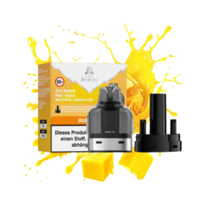 Arcbear Pro Pods 5x15000er Mango Fizz – Vape Pods mit Mango und spritzigem Fizz Geschmack im 5er Set