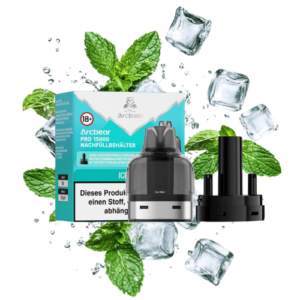 Arcbear Pro Pods 5x15000er Ice Mint – Vape Pods mit intensivem Minz und Frische Geschmack im 5er Set