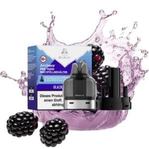 Arcbear Pro Pods 5x15000er Blackberry Ice – Vape Pods mit Brombeer und Frische Geschmack im 5er Set