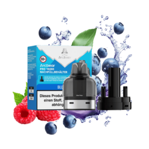 Arcbear Pro Pods 5x15000er Blue Razz – Vape Pods mit intensivem Blue Raspberry Geschmack im 5er Set