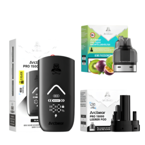 Arcbear Pro Set 5x15000er Kiwi Passion Fruit Guava – Vape Set mit tropischem Fruchtmix und hoher Zugkapazität