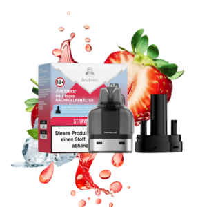 Arcbear Pro Pods 5x15000er Strawberry Ice – Vape Pods mit Erdbeer und Frische Geschmack im 5er Set