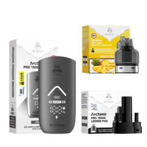 Arcbear Pro Set 5x15000er Banana Pineapple – Vape Set mit Bananen und Ananas Geschmack und hoher Zugkapazität