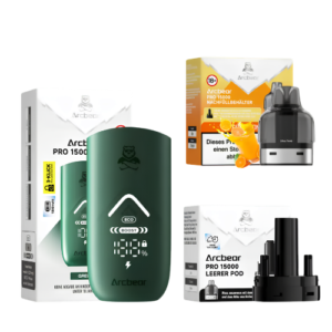 Arcbear Pro Set 5x15000er Citrus Tonic – Vape Set mit Zitrus und Tonic Geschmack und hoher Zugkapazität