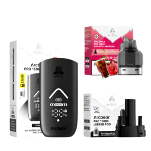 Arcbear Pro Set 5x15000er Cherry Cola – Vape Set mit Kirsch Cola Geschmack und hoher Zugkapazität