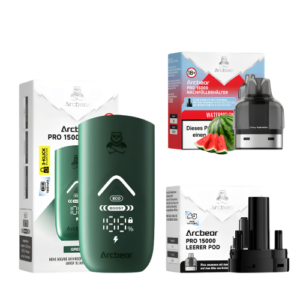Arcbear Pro Set 5x15000er Watermelon Ice – Vape Set mit Wassermelonen und Frische Geschmack und hoher Zugkapazität