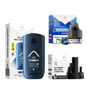 Arcbear Pro Set 5x15000er Blueberry – Vape Set mit intensivem Blaubeer Geschmack und hoher Zugkapazität