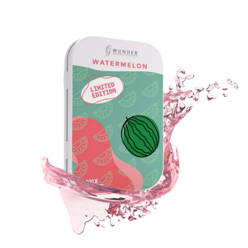 Wunder Zahnstocher Wassermelone 10x100Stk – aromatisierte Zahnstocher mit fruchtigem Wassermelonen Geschmack im 10er Pack