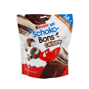 Kinder Schoko Bons Crispy 11x89,6g – knusprige Schokoladenspezialität mit cremiger Füllung im 11er Karton
