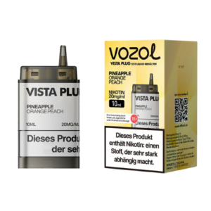 Vozol Pods Pineapple Orange Peach 5x10ml+2ml – Vape Pods mit Ananas, Orange und Pfirsich Geschmack im 5er Set