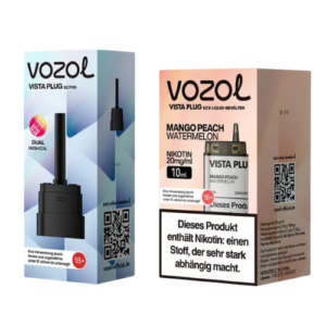 Vozol Pods Mango Peach Watermelon 5x10ml+2ml – Vape Pods mit Mango, Pfirsich und Wassermelonen Geschmack im 5er Set