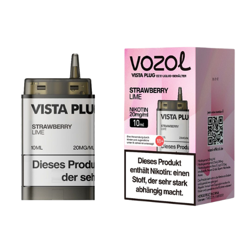 Vozol Pods Strawberry Lime 5x10ml+2ml – Vape Pods mit Erdbeer und Limetten Geschmack im 5er Set