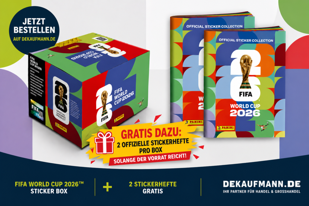 Home Seite deKaufmann.de Foto von Panini Heft und Stickern