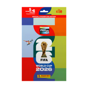 Panini Sticker Multipacks World Cup 2026 – 5 Stickerpacks mit je 7 Stickern und 6 zusätzlichen Stickern der offiziellen FIFA World Cup 2026 Stickerkollektion