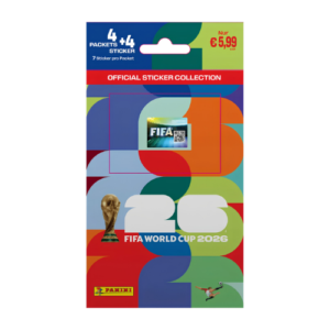Panini Sticker Multipacks World Cup 2026 – 5 Stickerpacks mit je 7 Stickern und 6 zusätzlichen Stickern der offiziellen FIFA World Cup 2026 Stickerkollektion