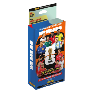 Panini Adrenalyn FIFA World Cup 2026 Upgrade Karten – offizielles Upgrade Set mit 48 neuen Spielerkarten und 2 exklusiven Limited Edition Cards.