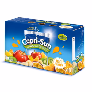 Capri-Sun Multivitamin 10x200ml fruchtiges Multivitamin Getränk im praktischen 200-ml-Trinkbeutel