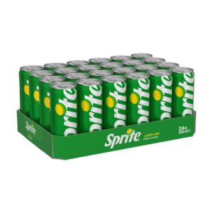 Sprite 24x330ml Zitronen-Limetten Erfrischungsgetränk in 330-ml-Dosen im 24er Tray