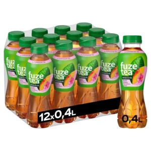 Fuze Tea Pfirsich Hibiskus 12x400ml PET Eistee in 400-ml-Flaschen
