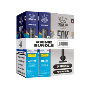 Al Fakher 5x50K Prime Bundle 2er Pod + Coil Berry Blue – 5 Original-Nachfüllbundles mit je 2 Pods und Coil für das Al Fakher Hypermax Prime 50K Basisgerät.