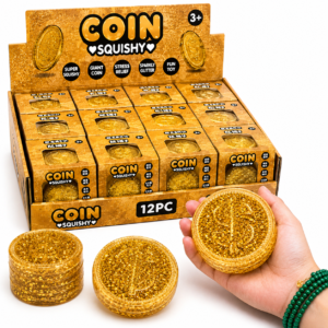 Dollar Coin Squishy 12 Stück
